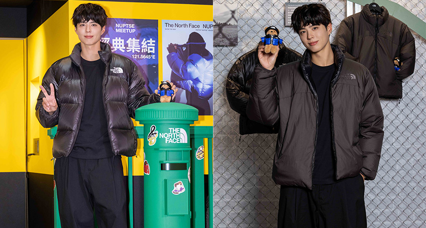 韓國男神朴寶劍驚喜現身台北 The North Face 101門市，搶先上身體驗經典 Nuptse 35 週年新作與快閃店裝置！